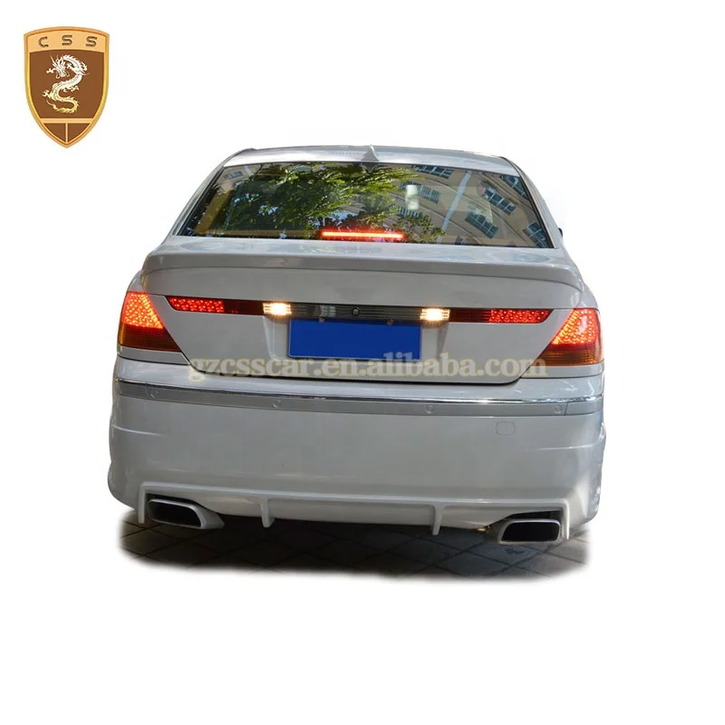 For 2002-2005 BMW 7 Series E65 E66 Upgrade PD Style Bodykit Front Bumper Fender Rear Spoiler Side Skirts Car Body Kit