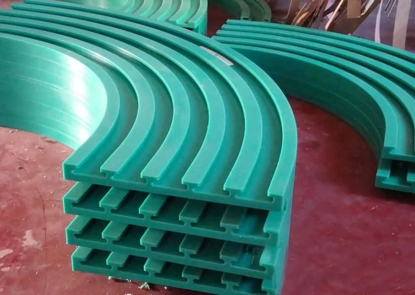 PE Conveyor Guide Rail UHMW Curved Track Linear Plastic
