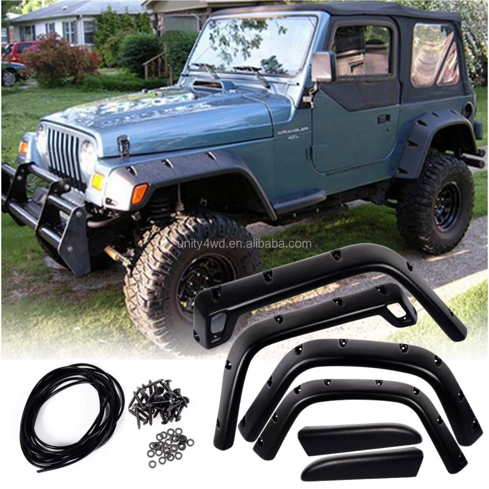 Offroad 4x4 Car Fender Flares For Jeep Wrangler Tj 1997-2006 - Buy Tj Fender  Flare,For Jeep Wrangler Fender Flare,For Jeep Wrangler Fender Flare Product  on 