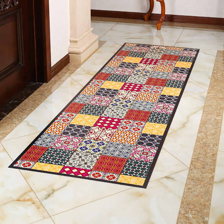 Противоскользящий невыцветающий коврик из ПВХ с УФ-печатью для дома и офиса