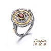 Black rhodium+18k gold