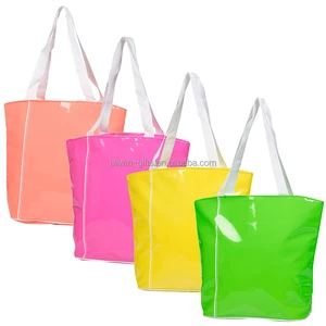 Custom Shopping beach tote insulated ladies PVC cooler bag