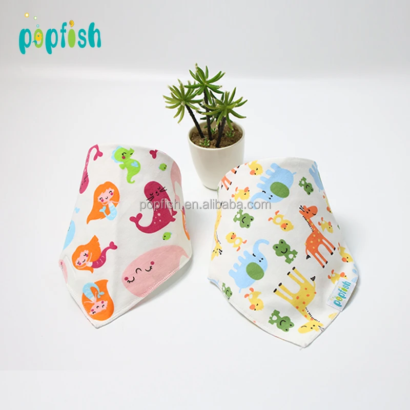 Красочные рекламные хлопка для новорожденных нагрудники