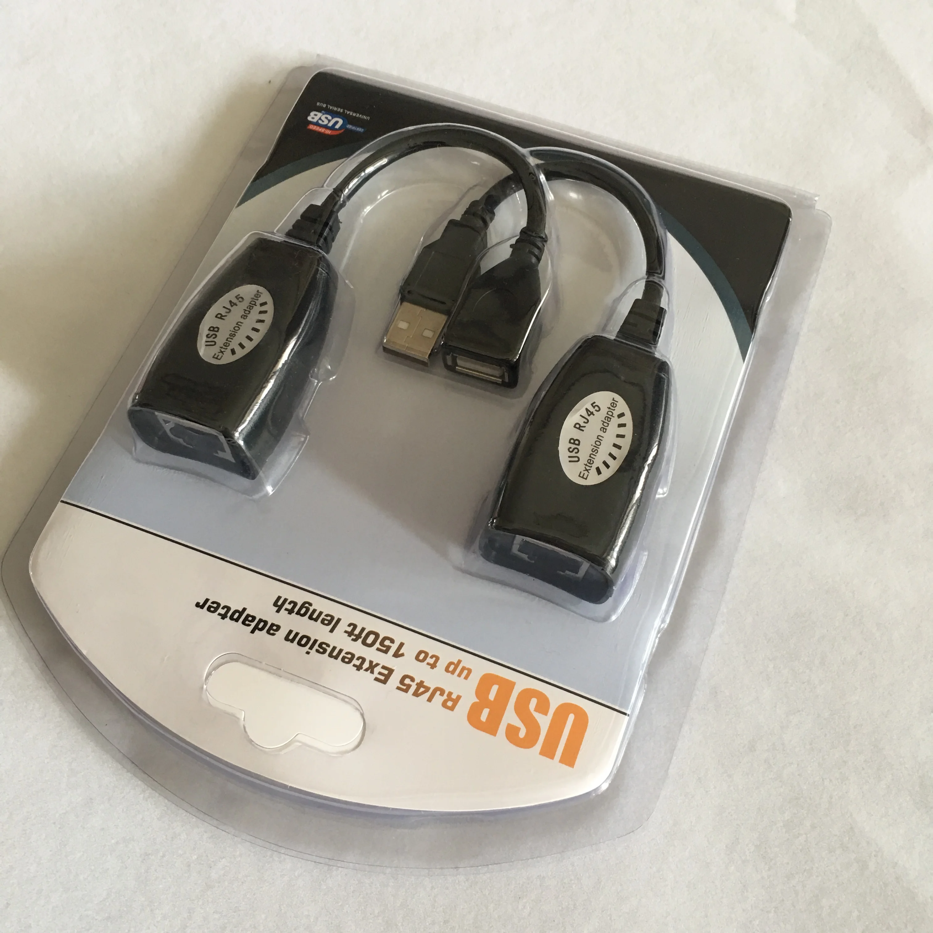 Usb 2.0 扩展适配器扩展程序到 50 M Usb2.0 到 Rj45 150 英尺超过 Cat5 Cat5e Cat6 - Buy ...