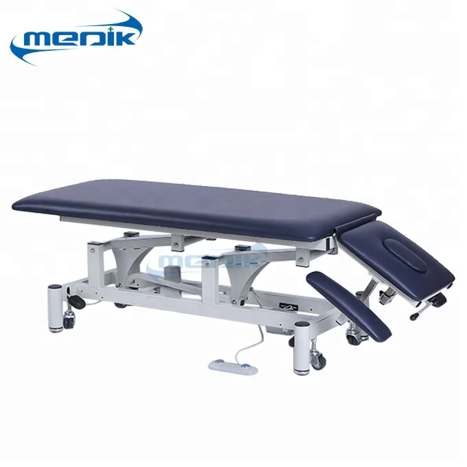 YA-ET-D06 Electric Medical Hospital Folding Bariatric Chiropractic Proctology Exam Table on Wheel