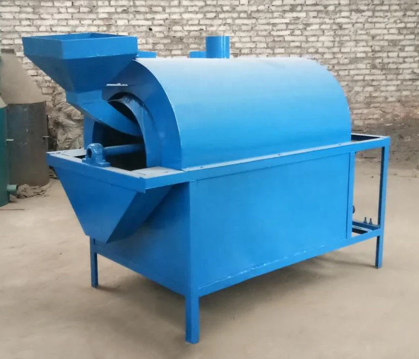 Small Oat Roasting Machine/gas Heating Buckwheat Roaster/castanea Mollissima Roasting Machine