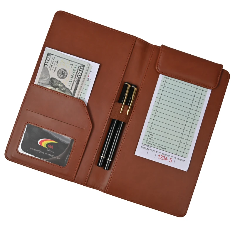 Leather Checkbook Cover Holder with Free Divider and Middle Pen Design Checkbook  Cover Case for Women/Men - China Wallets and Card Holders price