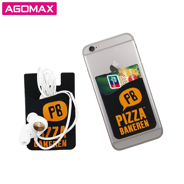 3M Adhesive Silicone Cell Phone Sticky Pouch Wallet Card Holder