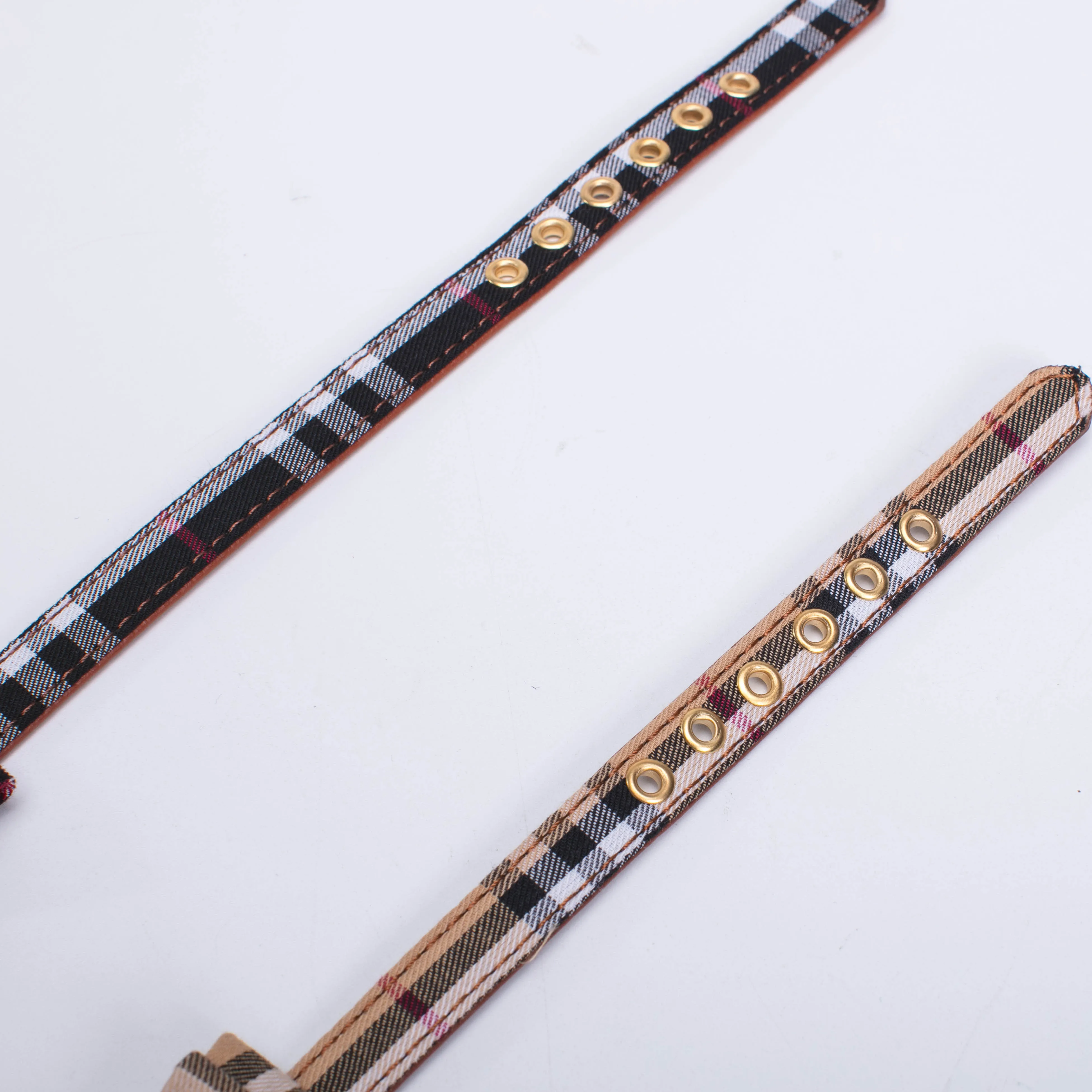 Оптовая продажа кожаный плед галстук бабочка собака ошейник