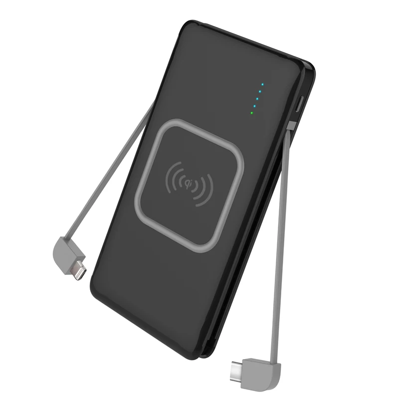 Power bank с беспроводной зарядкой для iphone