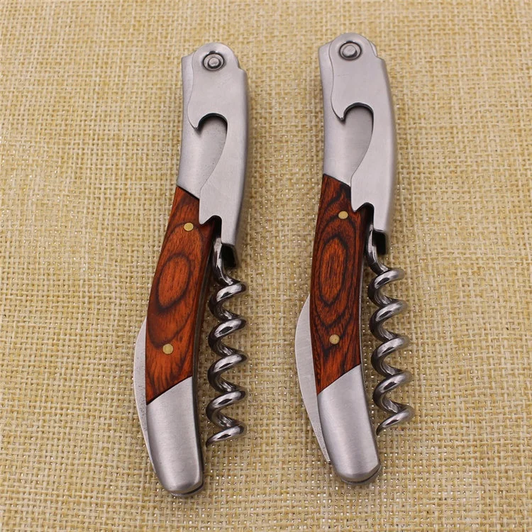 Оптовая продажа, чистый нож Гиппокампа, штопор, открывалка для бутылок красного вина с пользовательским логотипом