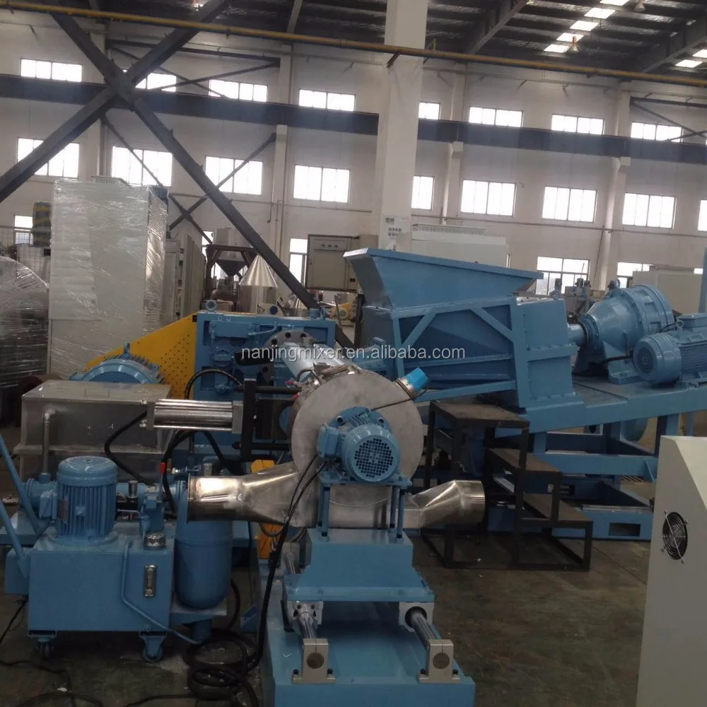 Sulphur Granules Extruder Machine for pp Pe Mesin Eva Plastic Filler Compound