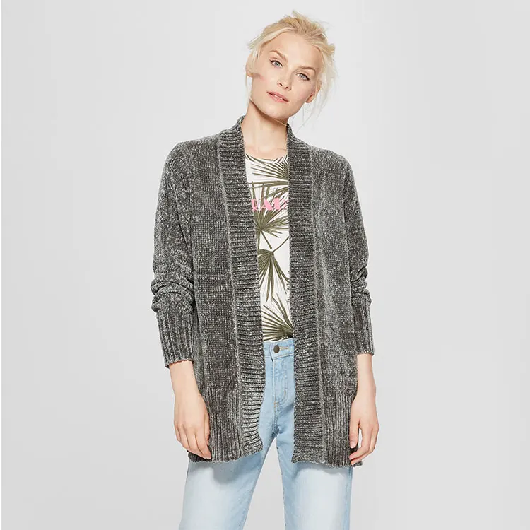 ladies chenille cardigans