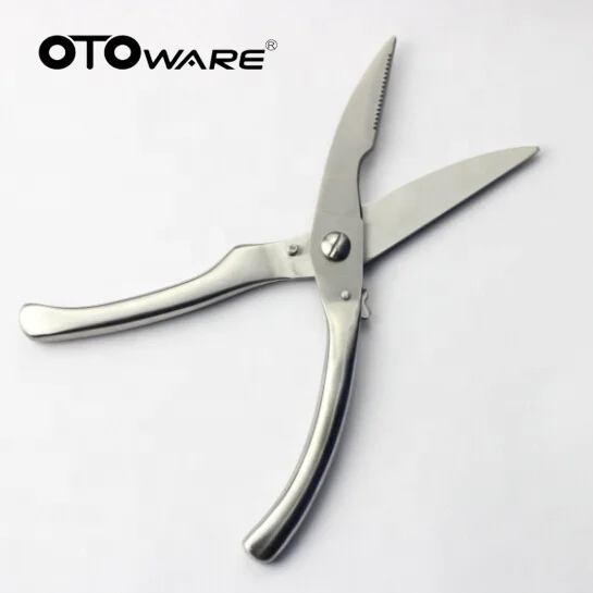 Многофункциональные кухонные ножницы из нержавеющей стали для резки куриных костей для домашнего использования на кухне