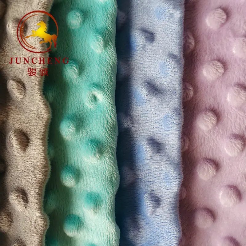 100% полиэстер, очень мягкие гладкие короткие плюшевые одеяла в горошек