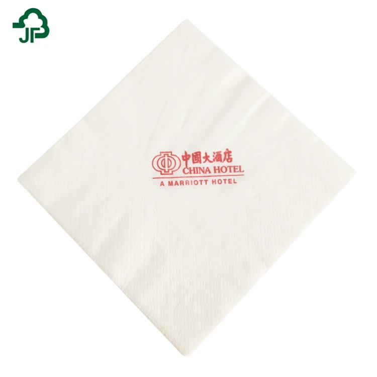 Семейная бумажная салфетка с напечатанным логотипом