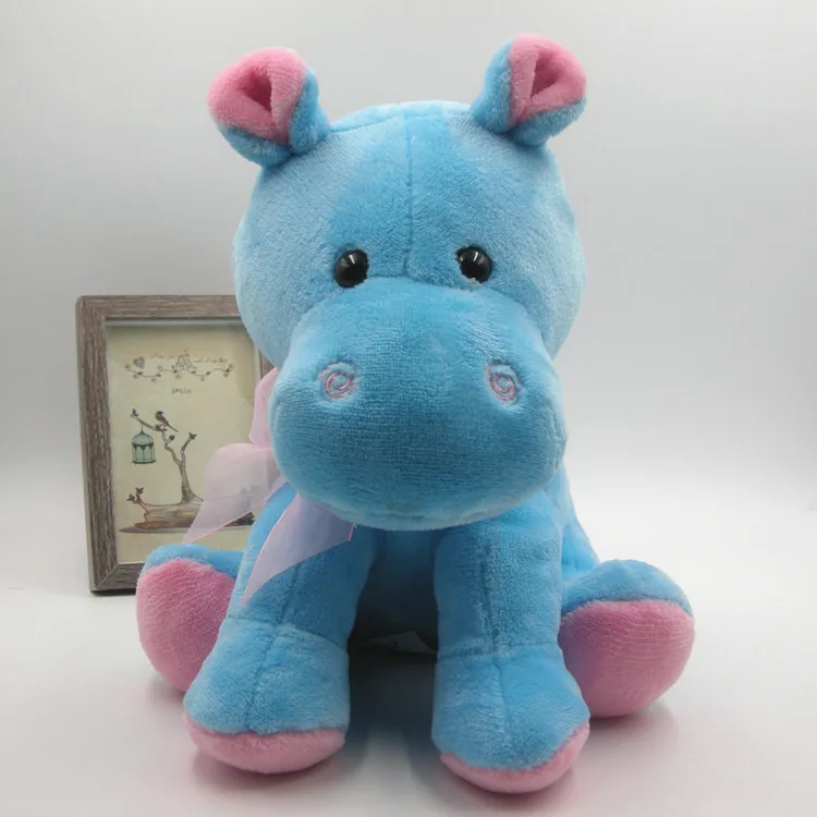 blue hippo stuffed animal