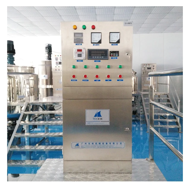 Homogenizer tank Blending Cream Jacketed Liquid Mixer tank Heating Stainless Steel Mixing tank with Agitator Heater