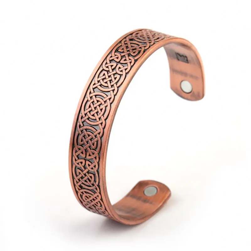 YIWU Norse Viking Irish Knot Healthcare Cuff Bracelets