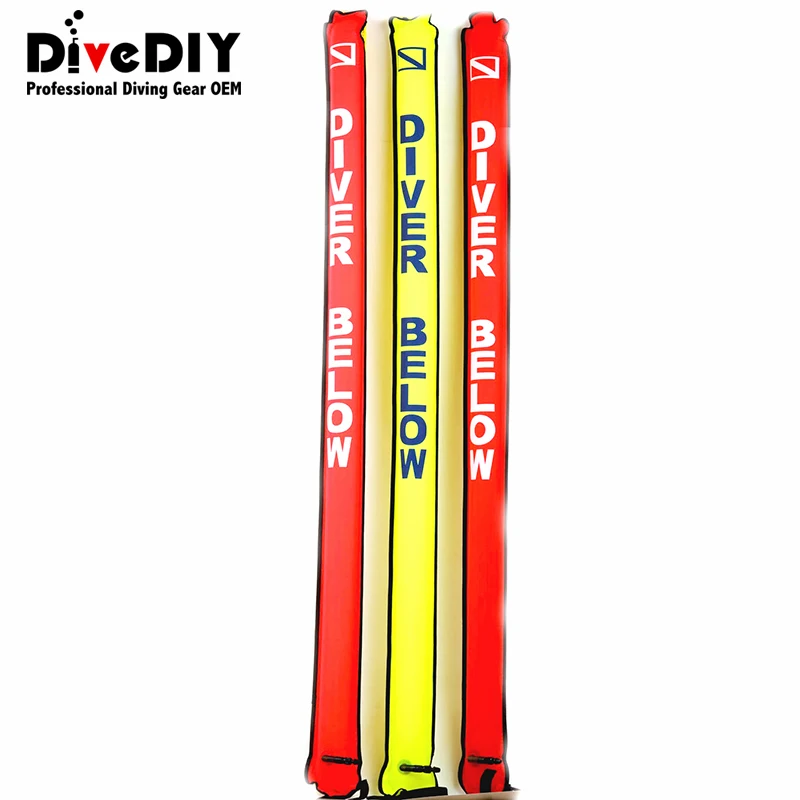 180*15cm Scuba Diving Inflatable Safety Sausage Signal Tube Surface