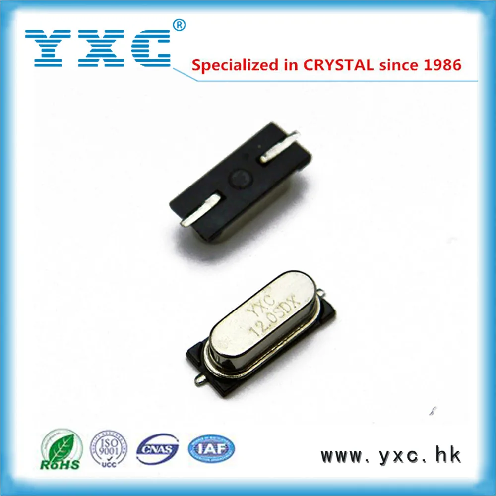 12 MHz quartz crystal 49 S HC49S SMD 12 M 12.000 MHz crystal cristais ...