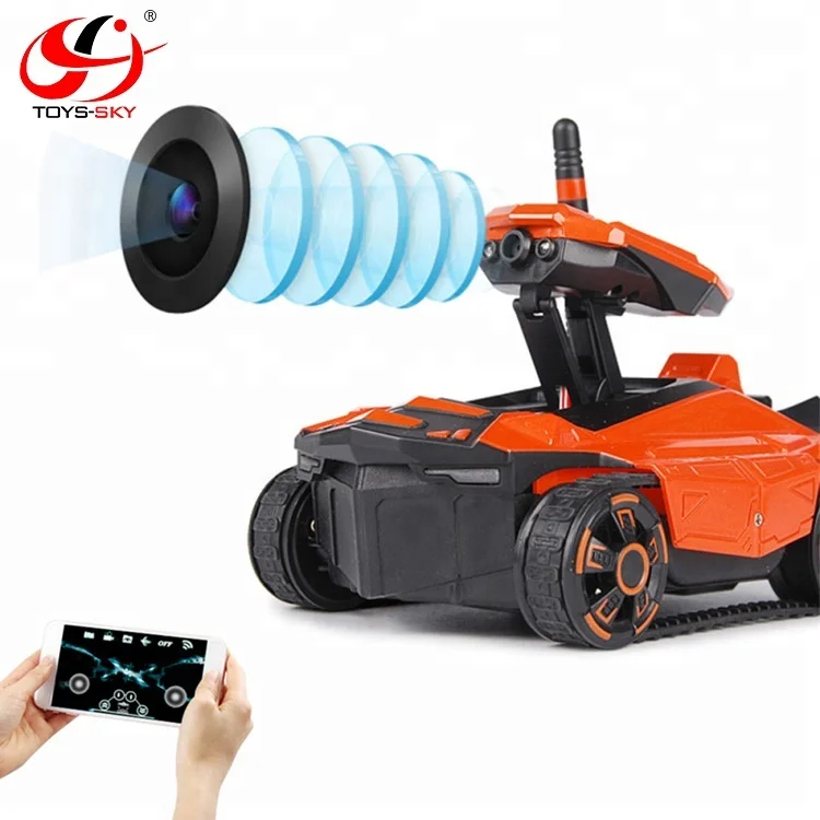 Newest Smartphone Or Tablet Control RC Spy Tank Car Wifi With Hd