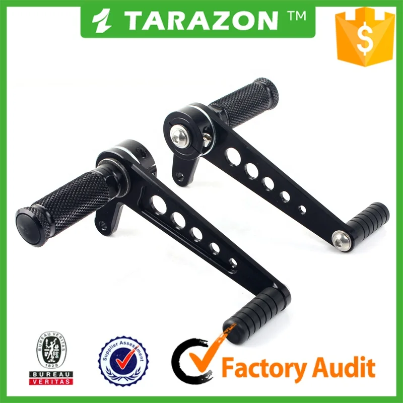 Cafe Racer partes pie trasero Universal de Control conjuntos para ...