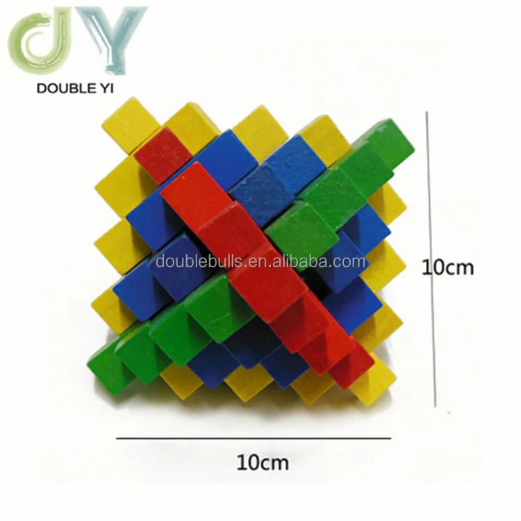 クラシックな木製おもちゃkongming Lock 3d木製キューブパズル Buy Kongmingロック クラシック木製おもちゃ キューブパズル Product On Alibaba Com