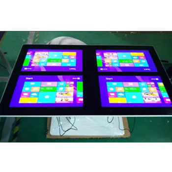 4 Screens Interactive Kiosk Touch Screen Table Restaurant Ordering Machine