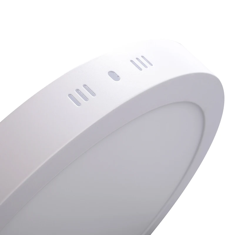 
 Заводской oem odm алюминиевый корпус потолочная лампа поверхностного монтажа 3 Вт 9 Вт 12 Вт 18 Вт круглый светодиодный панельный светильник  