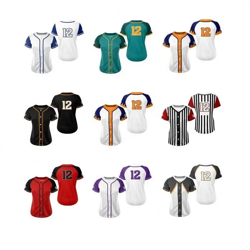 Wholesale Blank Baseball Jersey White Custom College Softball T Shirt From  m.