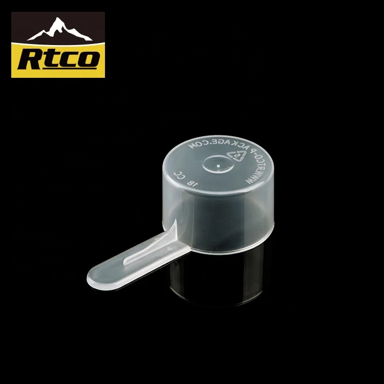 RTCO White Plastic Measuring Spoon Scoop 10g 20ml Protein Milk Powder Liquid spoon scoops,custom plastic powder