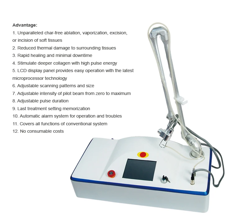 Portable Laser CO2 Fractional / CO2 Fractional Laser Machine For Sale  