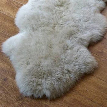 china manufacturer no stimulation genuine sheepskin rug