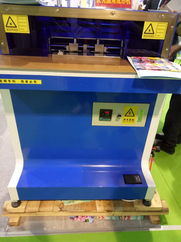 Semi Automatic Hard Cover Notebook Corner Round Making Machine Hardcover Book Machine Book Shell Round Corner Making Machine