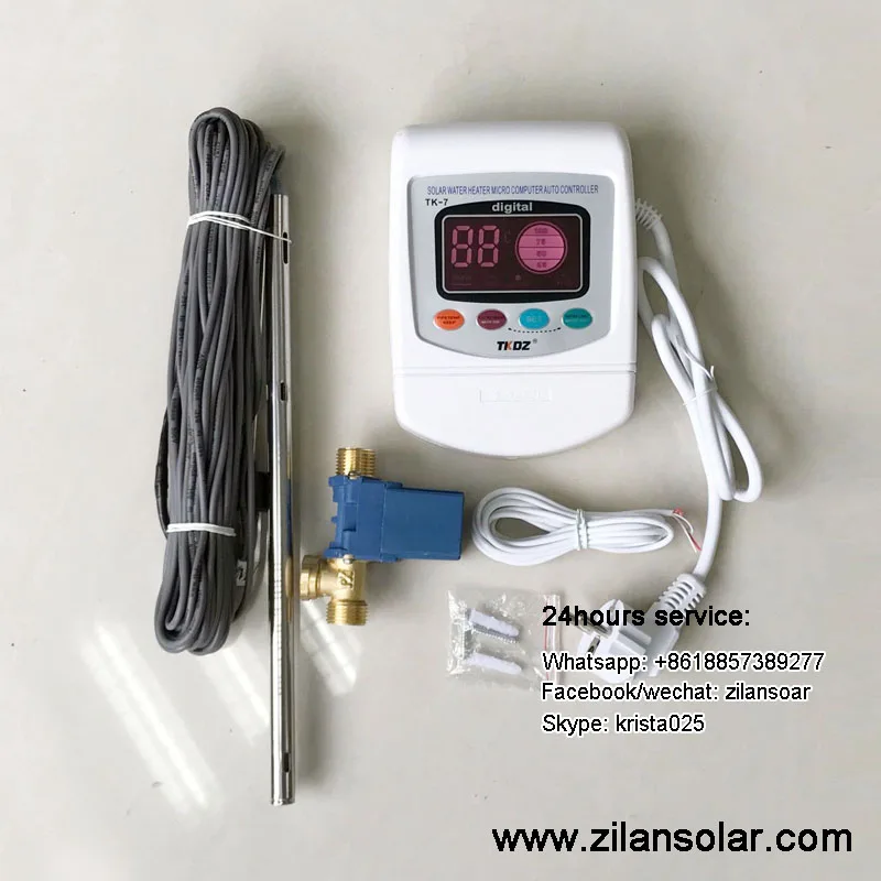 TK-7 контроллер солнечного водонагревателя с магнитным клапаном низкого давления для стран Ближнего