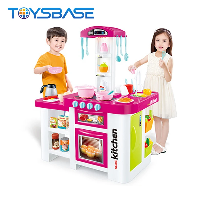 Multifunction Electronic Kitchen Toy Set With 46 Accessories Buy Kitchen Toy Set Kitchen Play Set Toy Kitchen Set Product On Alibaba Com