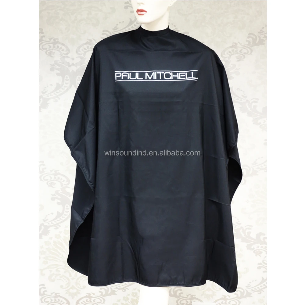 free bleach proof chemical antistatic high quality black cape