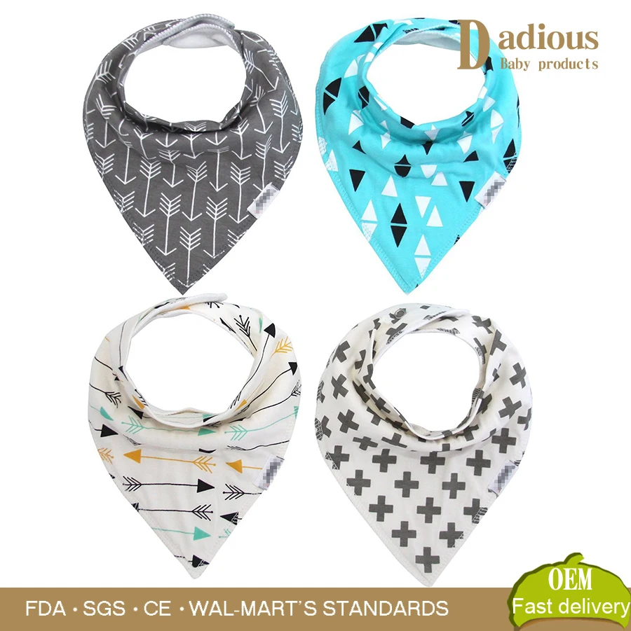Мода 2016 Хлопок Детские Бандана Нагрудники для Мальчиков