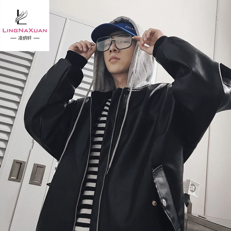 fashion korean style men's hoodie jacket