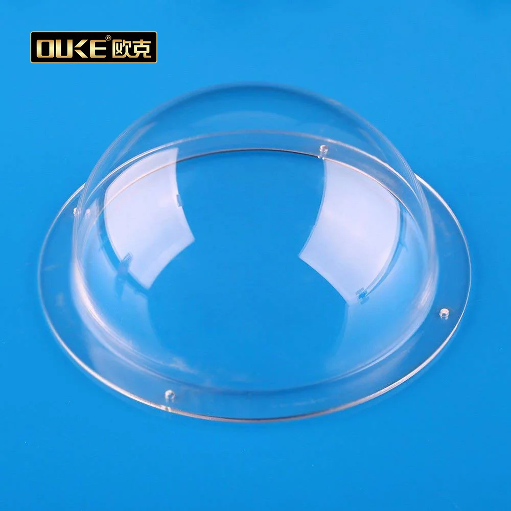 Security Clear Mini Acrylic Dome Camera Cover Customized  Frosted Acrylic Dome House clear Acrylic Half Roof Dome