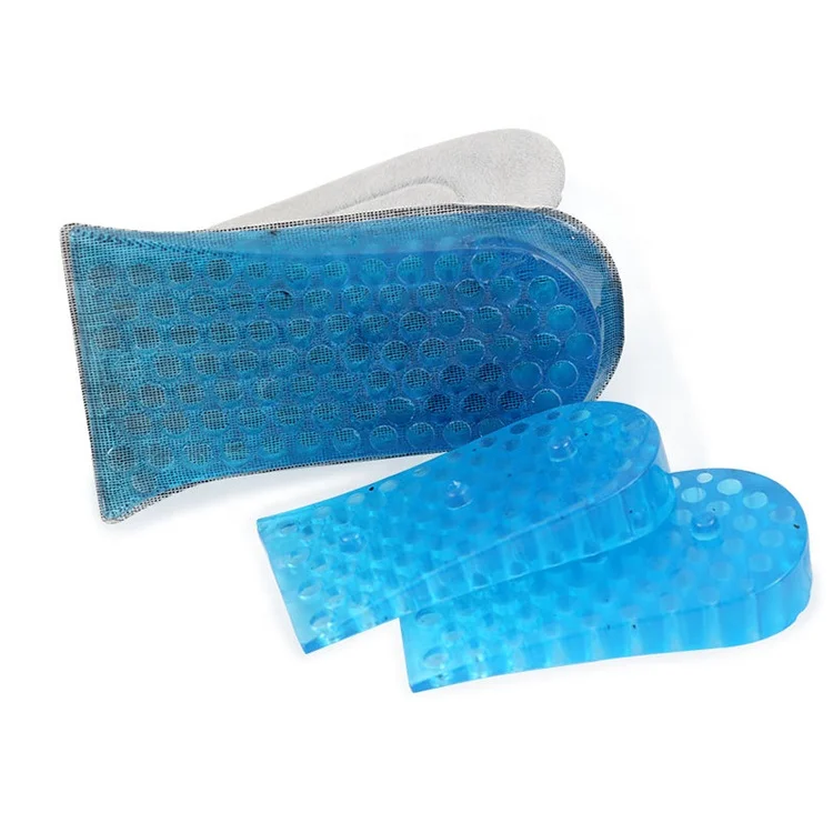 Invisible Half Silicone Foot Pad Comfortable Height Increase Heel Shoes Insoles