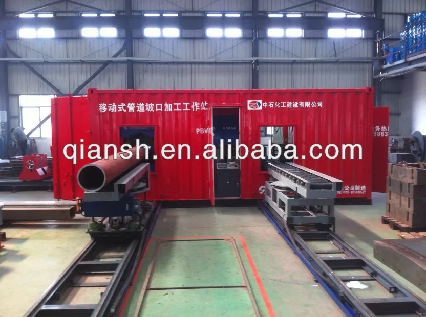 Рабочая станция для резки и обработки контейнерных труб