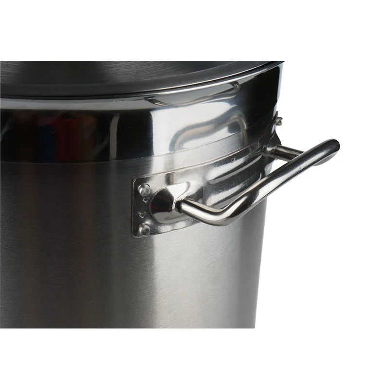 Factory Supplier Compound Bottom Tall Body Stainless Steel Cooking Pot Wide  Rim Pot For Induction Cooker - Buy Factory Supplier Compound Bottom Tall  Body Stainless Steel Cooking Pot Wide Rim Pot For