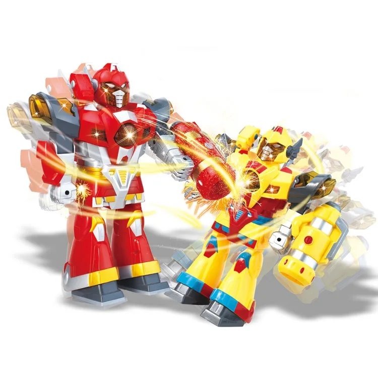Kids Battery Operated Robot Toy Fighting Robot With Sounds and Lights