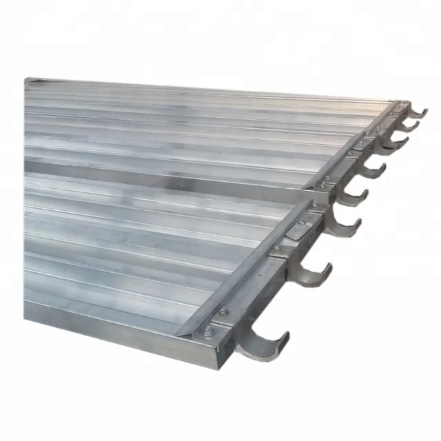 2m Mobile Scaffold Plank Aluminum Folding Scaffold Plank Scaffold Platform With Hook