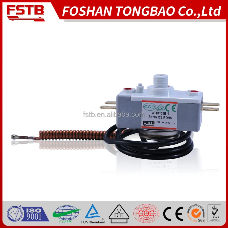 fstb wqb manuelle reset kapillare thermostat schutz für elektrische heizung