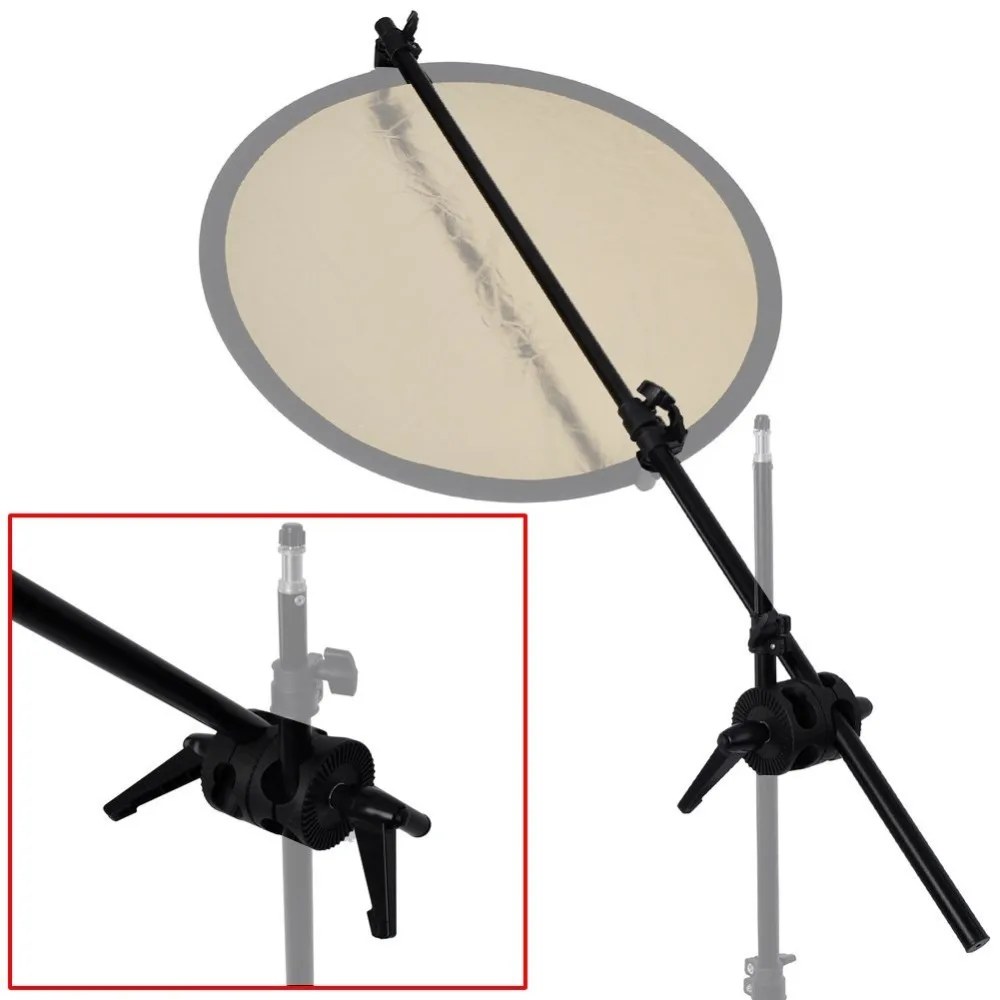Light Reflector Disc Panel Holder Clamp Reflector Stand Support Arm Holding  Cross Arm Boom Stand