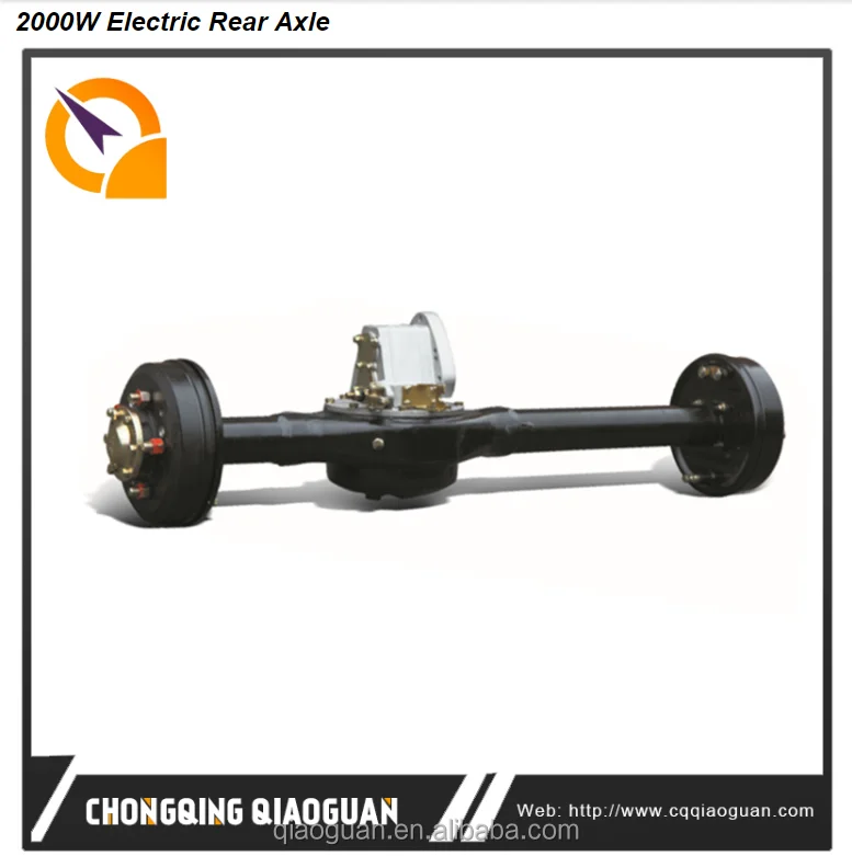 2KW Differential Intergrated Rear Axle with Electric Rickshaw Wheel Hub Motor