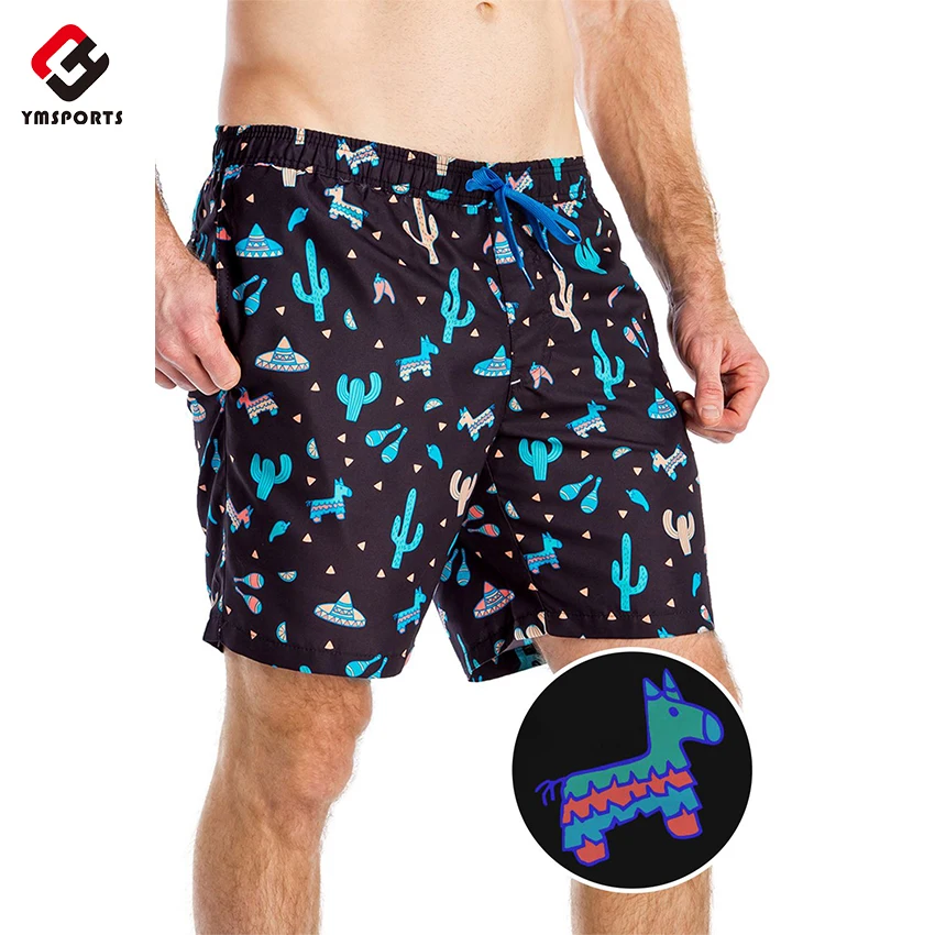 Pantalones Cortos De Surf Swimwear Trunks De Playa Traje De Baño Hombre 